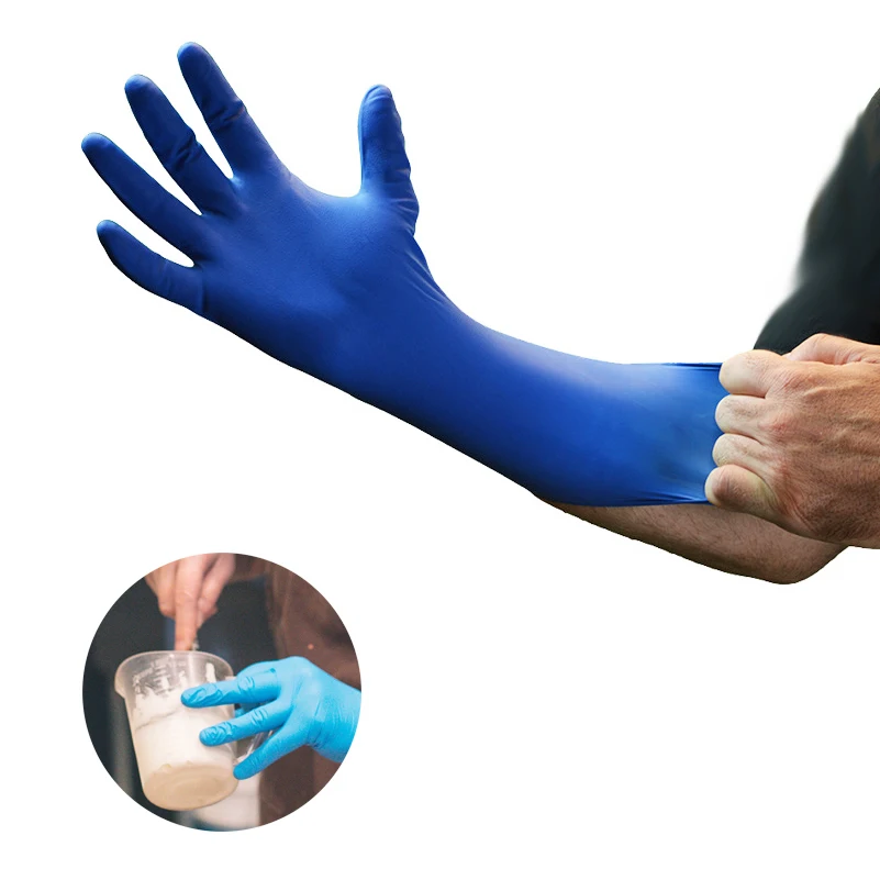 

100pcs/pack Nitrile Glove Disposable Colored Medical Grade Exam Nitrile Glove For Examination FDA Food Disposable Working Gloves