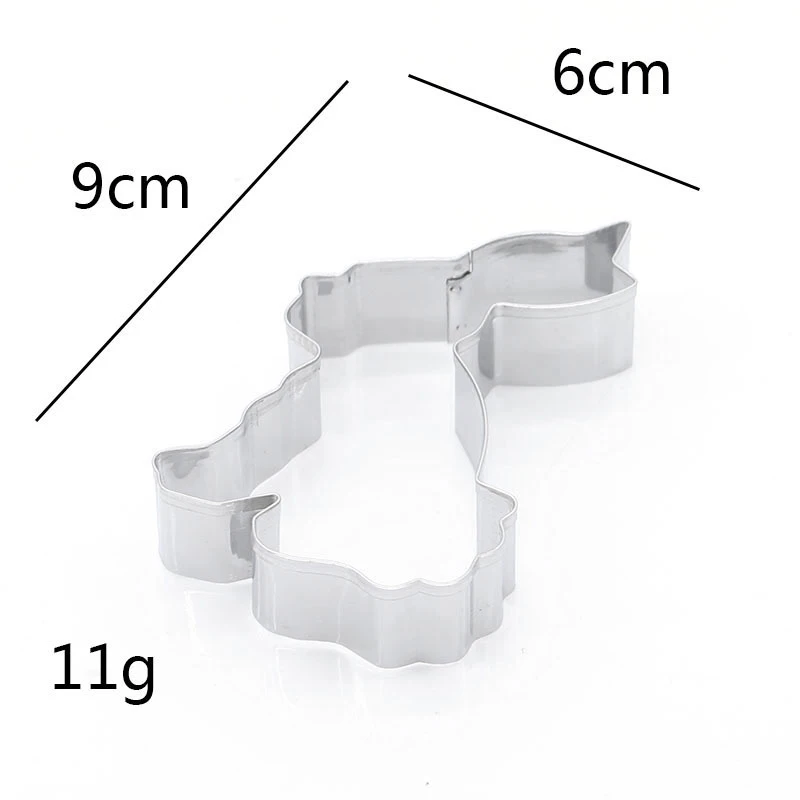 

Cute Stainless Steel Christmas Biscuit Pastry Cookie Cutter Cake Baking Mold UK