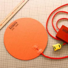 Допустимое отклонение диаметра 1" 250 W/цифровой термостат KEENOVO Круглый Силиконовый нагреватель чайник Вакуумный камеры Нагревательный элемент