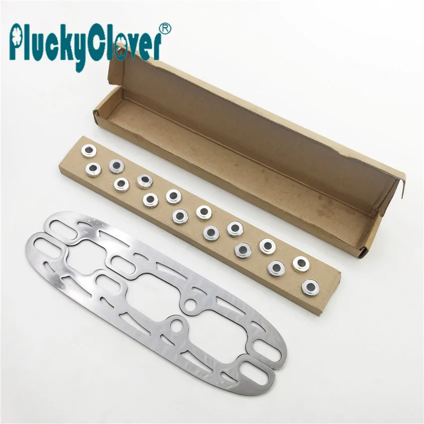 

1 Set 253mm or 290mm Inline Roller Skates Ice Blade Derby Skating Frame Replaceable Slalom Multi Purpose Ball Blade Full Set