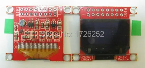 NoEnName_Null 0 96 дюйма 16 Pin 8 бит двойной цветной OLED модуль SSD1306 Привод IC 128*64 SPI/I2C