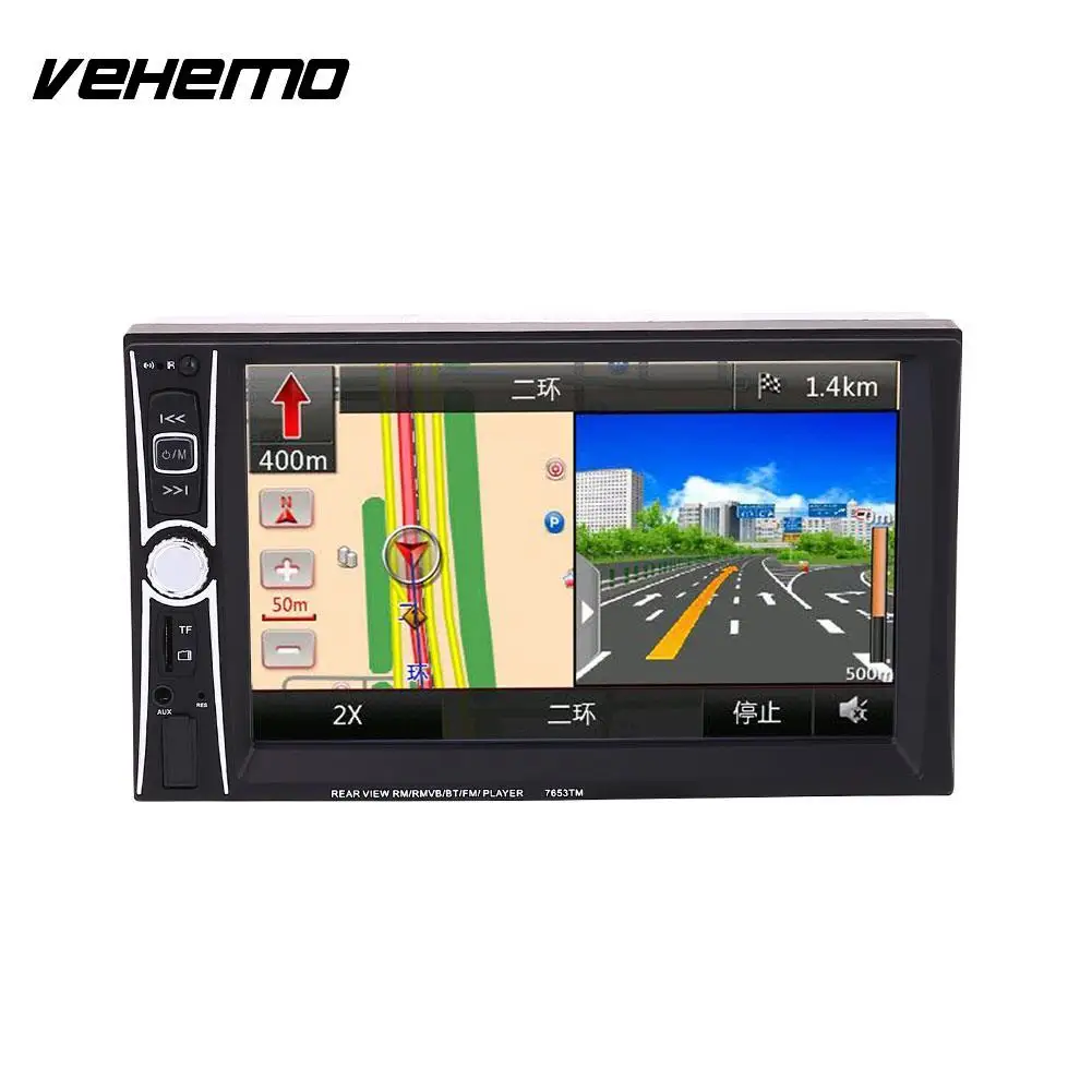 Vehemo 6.6 "HD автомобиль аудио видео стерео mp5 плеер Поддержка bluetooth fm Радио