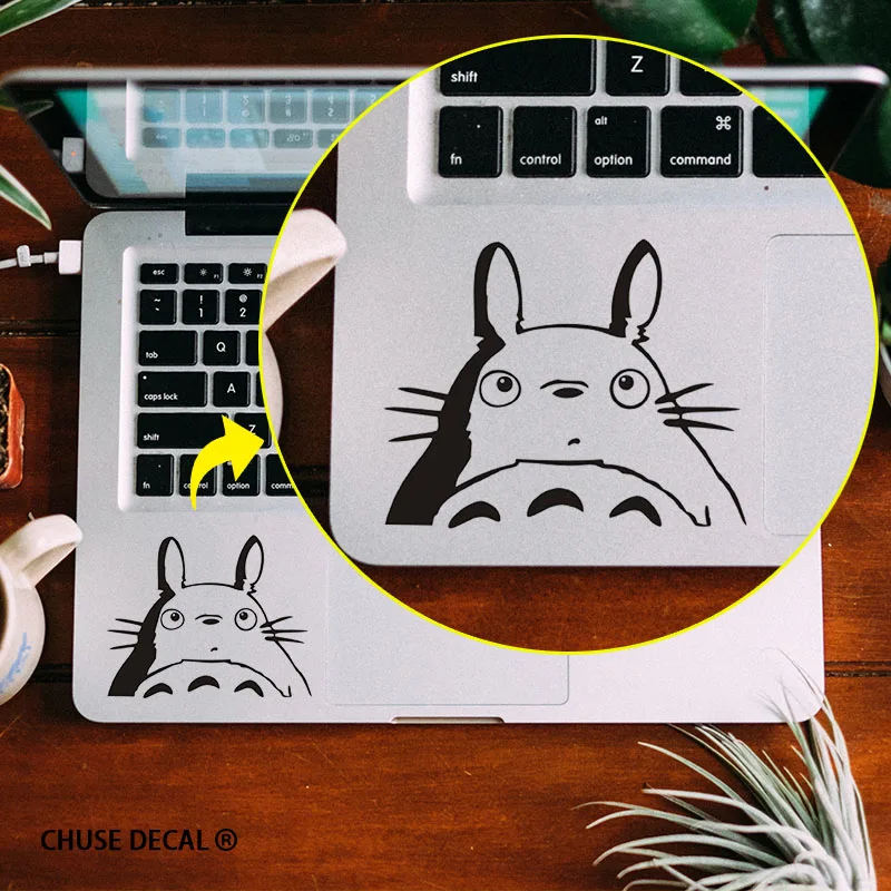 

Totoro Anime Notebook Touchpad Decal Laptop Trackpad Sticker for 11" 12" 13" 15 Apple Macbook Air / Pro / Retina Cartoon Sticker