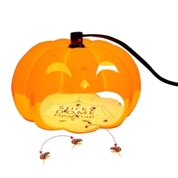 

4pcs Pumpkin Style Flea Trap Home Pest Contral Non-Poisonous Natural Flea Killer Trapest Sticky Flea Bed Bug Trap tool