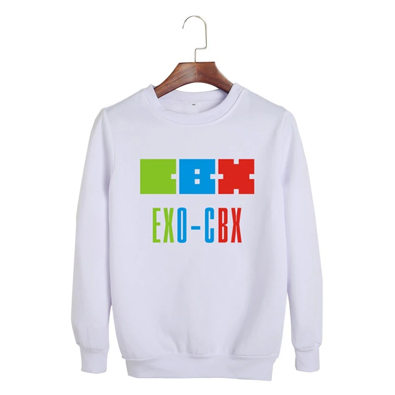 Kpop Корейская Мода Exo CBX альбом Хей мама Чэнь BAEKHYUN XIUMIN хлопок розовый толстовки одежда пуловеры свитшоты PT294
