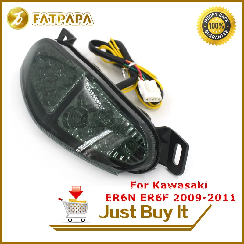 Motorcycle Accessories Rear tail light LED Brake Turn Signal Tail Light Taillight Fit For Kawasaki ER6N ER6F 2009 2010 2011 | Автомобили и