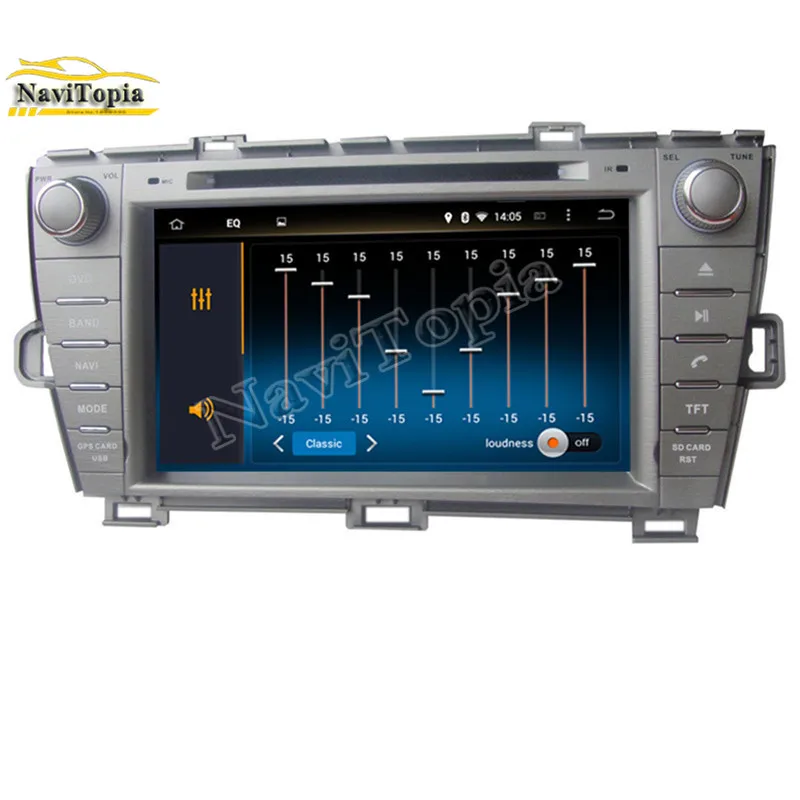 Sale NAVITOPIA 4G RAM 32G ROM Octa Core Android 9.0 Car DVD Player GPS Navigation for Toyota Prius left driving 2009 2010 2011- 5