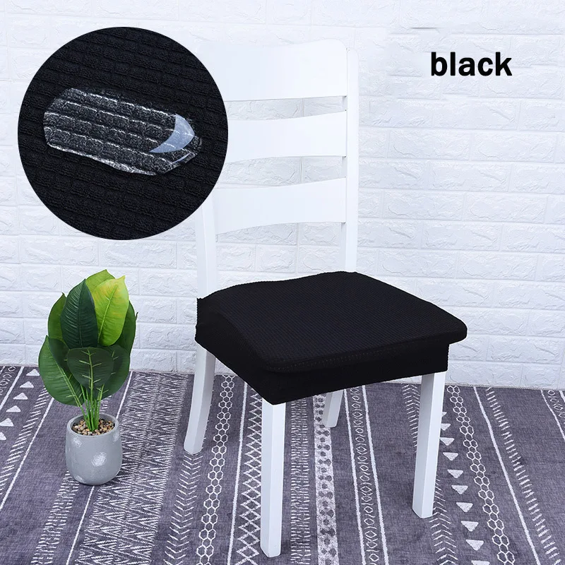

Universal White Chair Covers Dining Room Stool Cover Waterproof Elastic Spandex Bar Stool Covers Backless Funda Silla Comedor