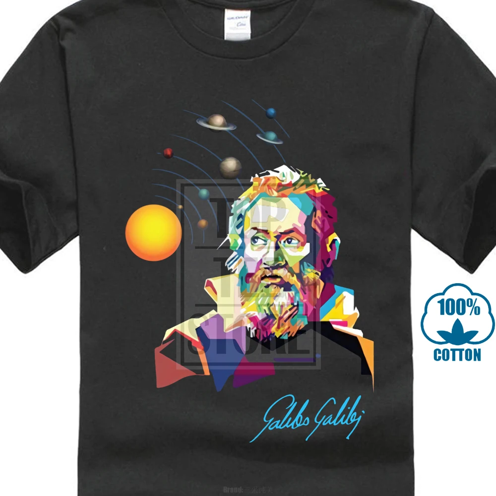 Galileo Galilei космическая астрономическая модель солнечной системы футболка
