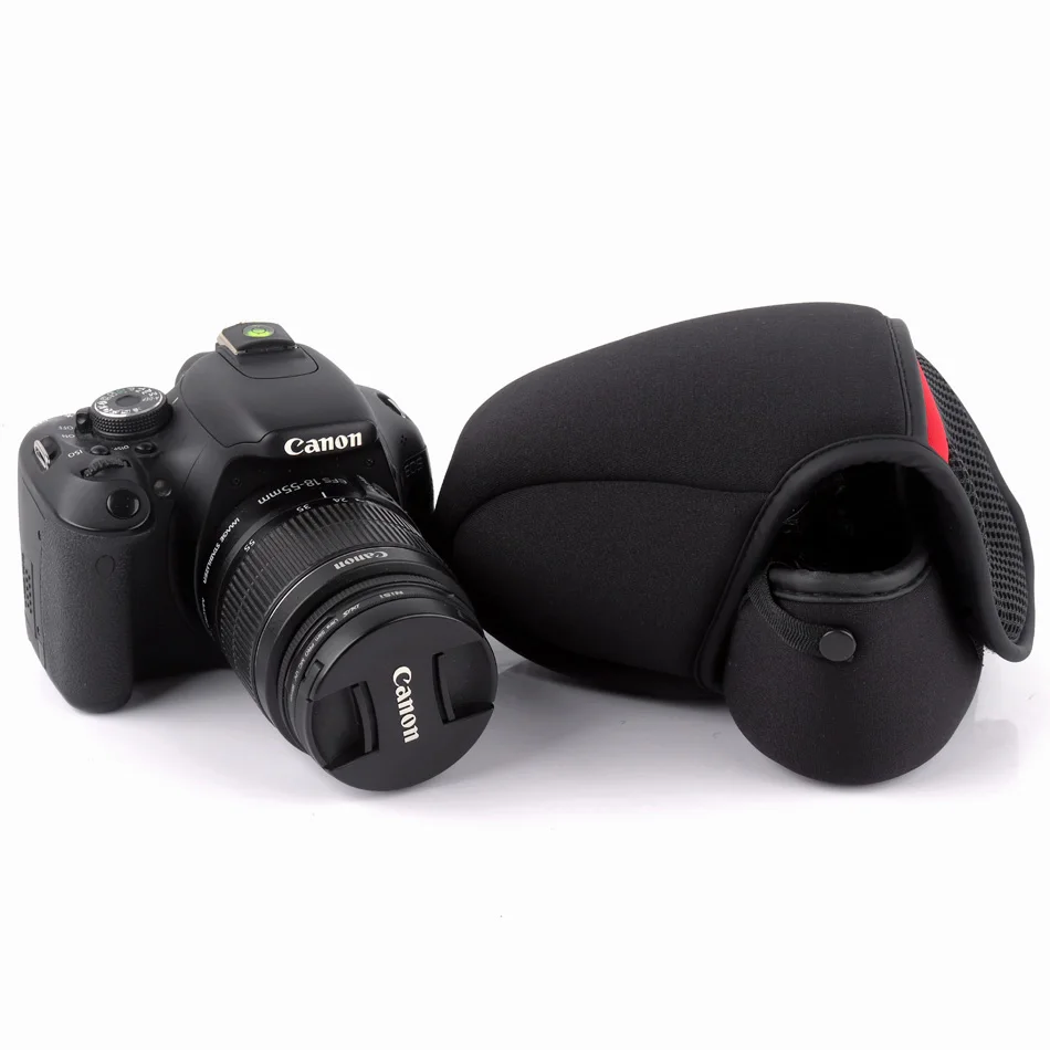 Мягкая внутренняя сумка для камеры DSLR Canon 750D 77D 1300D 1200D 600D Nikon D3400 D3200 D3100 D3300 D5100