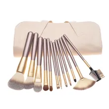 12 pcs Set Makeup Brush Set Professional Synthetic Makeup Brushes Foundation Powder Blush Eyeliner Brushes
