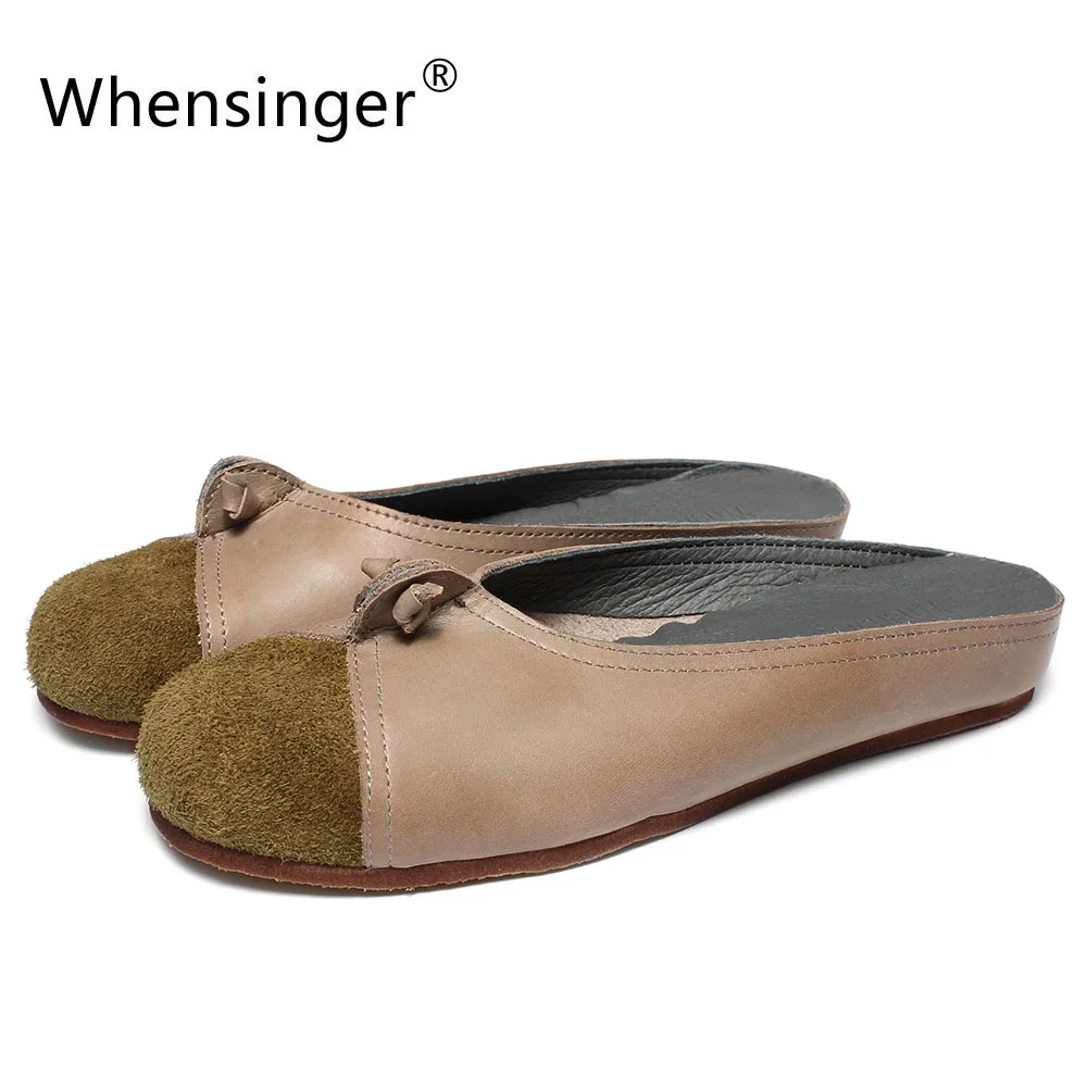 designer leather flats