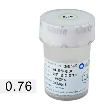 

lead soldering balls 125k 0.76mm for BGA reworking reballing