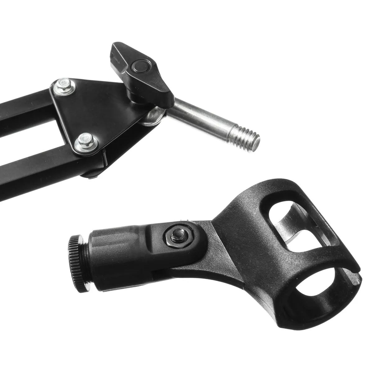Günstige ARCHEER Einstellbare Studio Mikrofon Stehen Suspension Boom Tisch Halterung Arm Halter Mikrofon Shock Mount Halter Clip Tisch