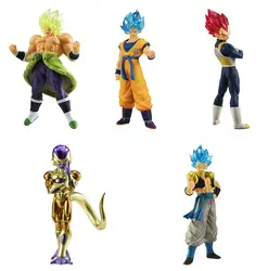 Dragon ball супер фильм Broly HG высокое Класс реальная цифра 01 Gashapon-Бог Gogeta красный Вегета ГОКу золотые freeza ~ 100% оригинал