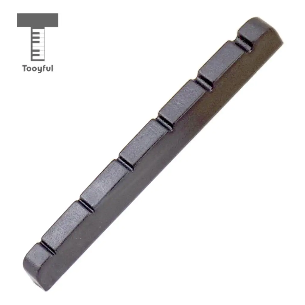 2pcs 6 String Electric Guitar Nut Slotted for Stratocaster Strat Telecaster Tele Guitar Replacement