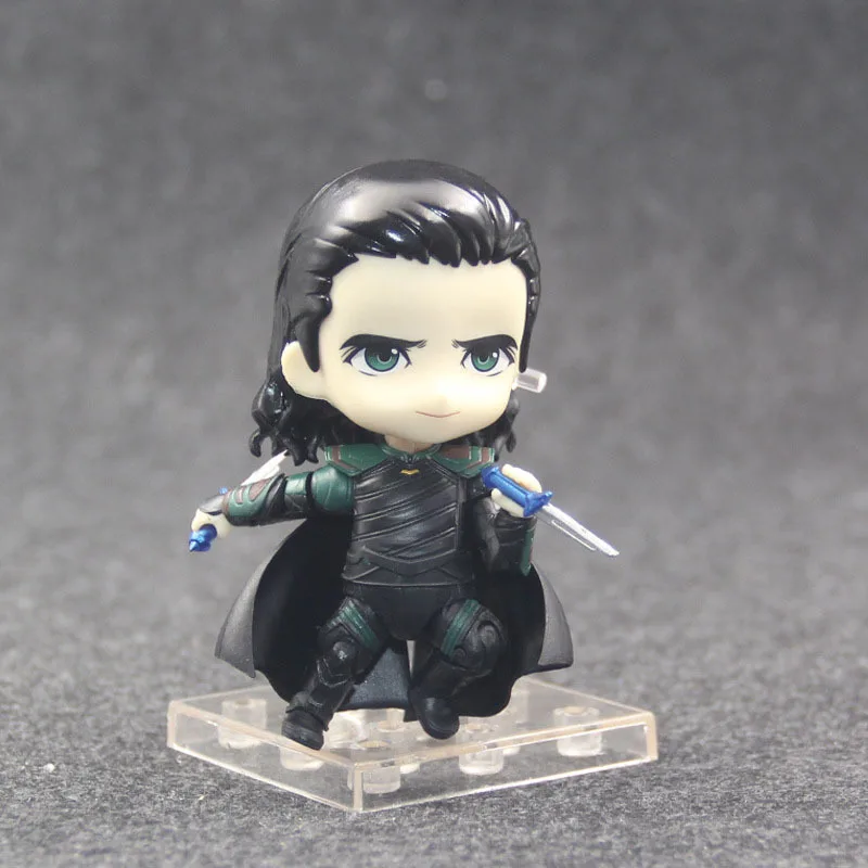 10 см Marvel Мстители Loki Nendoroid 866 фигурка ПВХ игрушки коллекция кукла аниме мультфильм модель для друга подарок