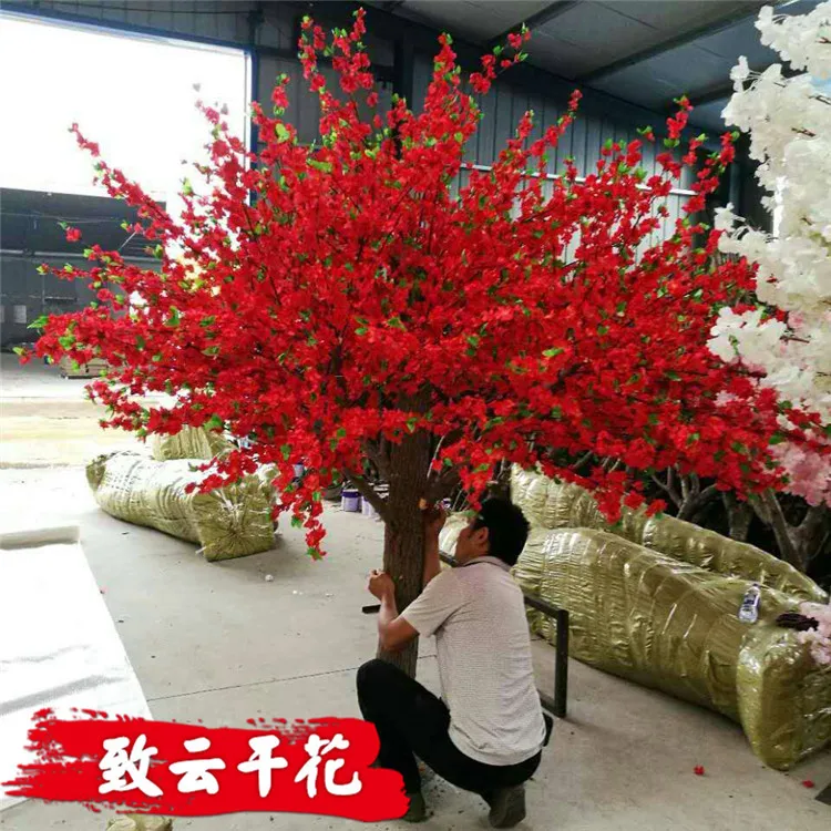 

RED flower tree and Cherry tree Red leaves