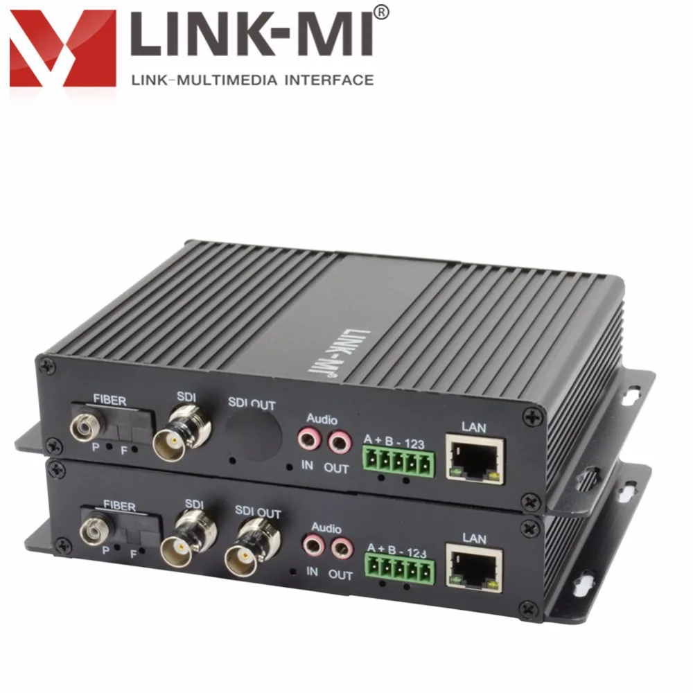 

LINK-MI LM-SF02 SDI Data Media Fiber Converter 3G/ HD-SDI video 270Mbps, 1.485Gbit Speed and 3G