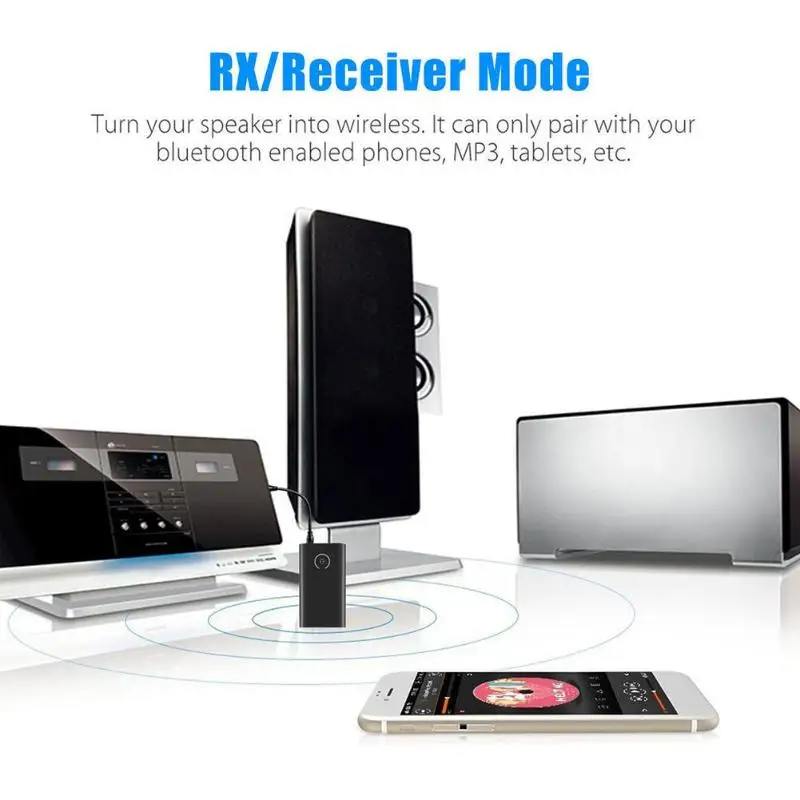 2 в 1 Bluetooth аудио приемник передатчик CSR A2DP Bluetooth стерео Музыка адаптер для планшет с ТВ портативных ПК домашней стереосистеме Системы