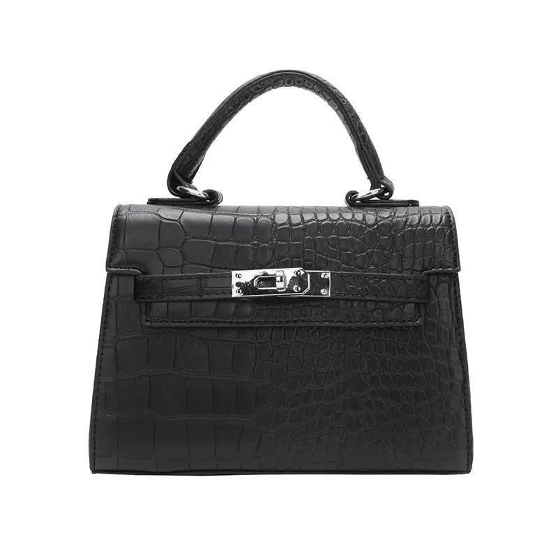 

Dropshipping New Vintage Women Tote Handbags Crocodile Pattern Lock Female PU Crossbody Bag High Quality Mini Women Shoulder Bag