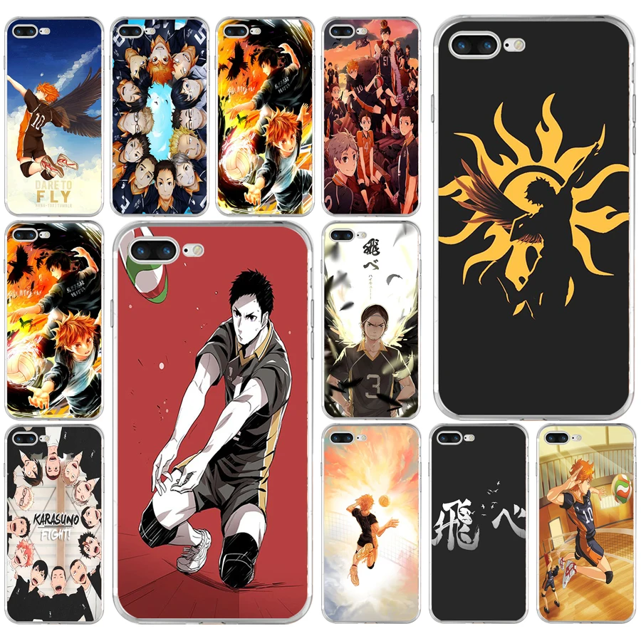 240AQ Haikyuu Fly Мягкий ТПУ силиконовый чехол для Apple iPhone 6 6s 7 8 plus чехол|Бамперы| |