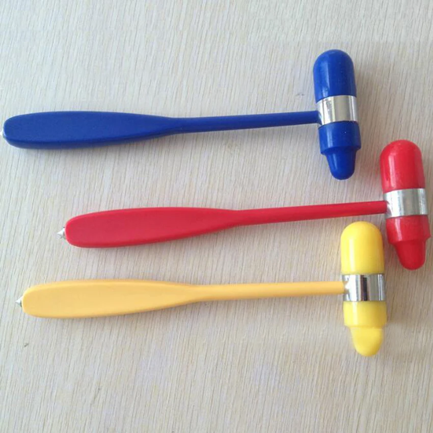 

Rubber Diagnostic Reflex Hammer Medical Neurological Ball Peen Hammer Tool Multifunctional Massage Percussion Hammer