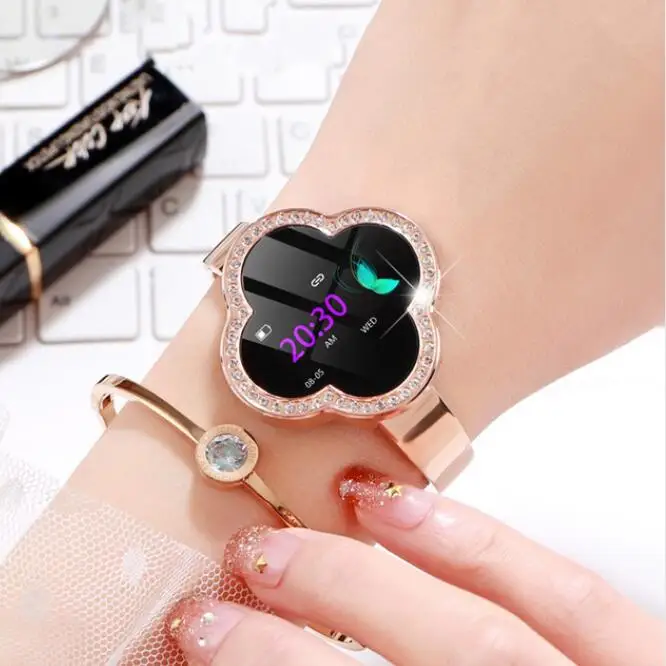 

Slimy S6 Smart Watch Women Lady Heart Rate Blood Pressure Monitor Smartwatch Fitness Tracker IP67 Waterproof PK H1 H8 H2 B78