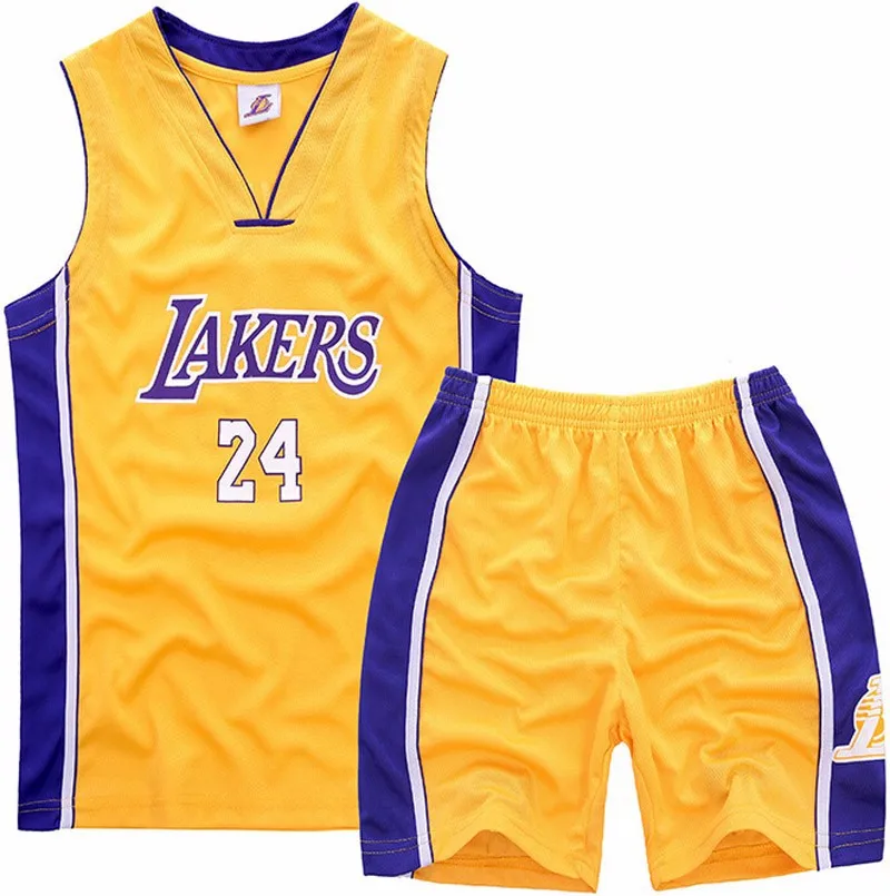 24 Kobe Bryant Kids Basketball Sport Suit Boys Clothes Set Chidren ...