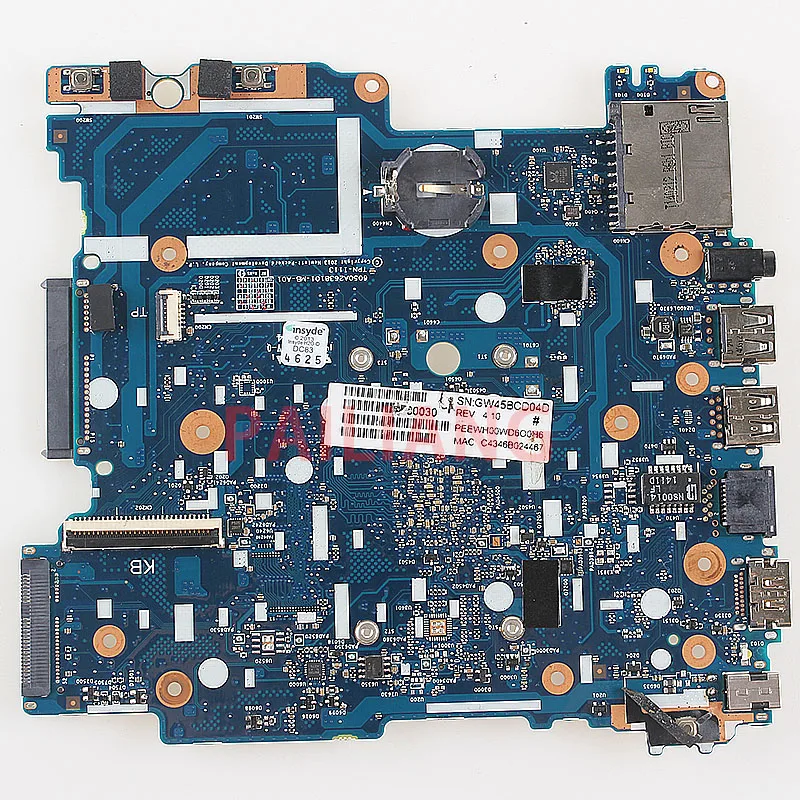 PAILIANG материнская плата для ноутбука HP PAVILLION 10 PC 6050A2638101 mb a01 tesed DDR3|Материнские