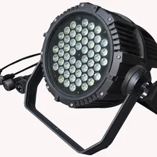 54*3 Вт Водонепроницаемый RGBW(12R12G12B18W) DMX512 параболический алюминизированный отражатель; класс IP65; AC90-245V вход