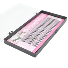 60 шт./кор. Красота Новая мода 4 стиля природных длинными Curl Черный накладные ресницы Объемные Накладные ресницы Инструменты для стильного макияжа