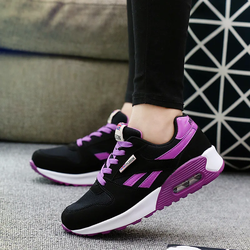 

Outdoor Women Sneakers Air Running Shoes for Women Breathable Fashion High Quality Zapatos De Mujer Black Shoes for Girls