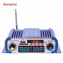 Digital Audio Player 40W HIFI Amplifier FM Radio MP3 Play SD Card USB Disk Slot Power Adapter For DVD CD TV Computer Car Audio