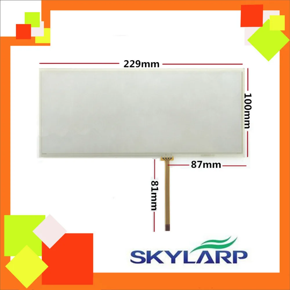 Original New 8.8 inch 4 wire Resistive Touch Screen Panel For BMW Car navigation DVD tablet PC 229mm*100mm 229*100 | Мобильные