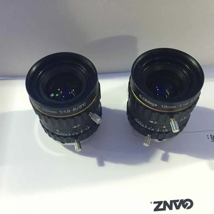 

2/3 inches C interface HD 5 million pixel 12MM industrial manual aperture lens industrial camera lens