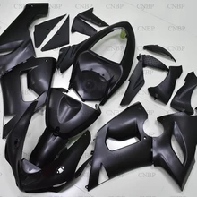 636 ZX-6r 2005-2006 корпус Наборы ZX6r 636 2005 Пластик Обтекатели для Кавасаки ZX6r 05 материя Черный ABS обтекатель
