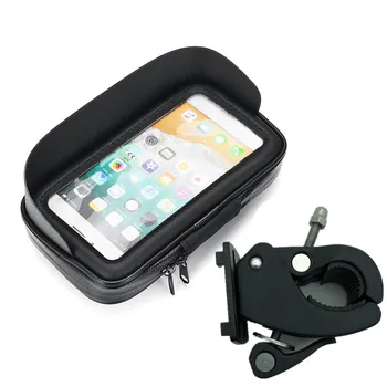 

6.3" Waterproof MTB Bike Phone Holder Mount Sunshade Motorcycle Bicycle Handlebar Phone Holder Bracket Cycle GPS Stand Support
