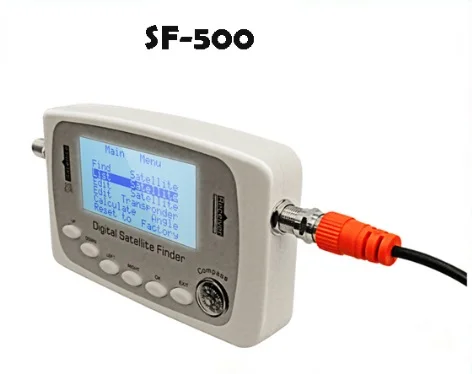 Цифровой видоискатель SF 500 спутниковый Finder метр сигнала СБ блюдо с DVB S