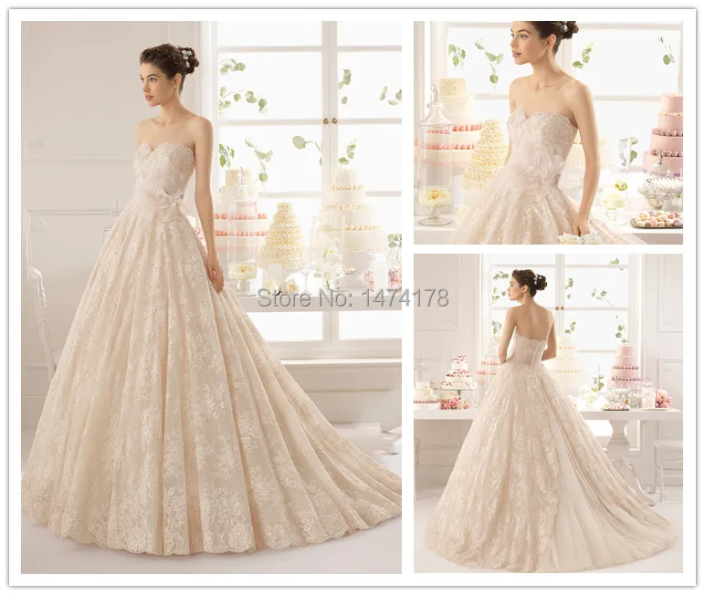 empire line wedding dress lace overlay