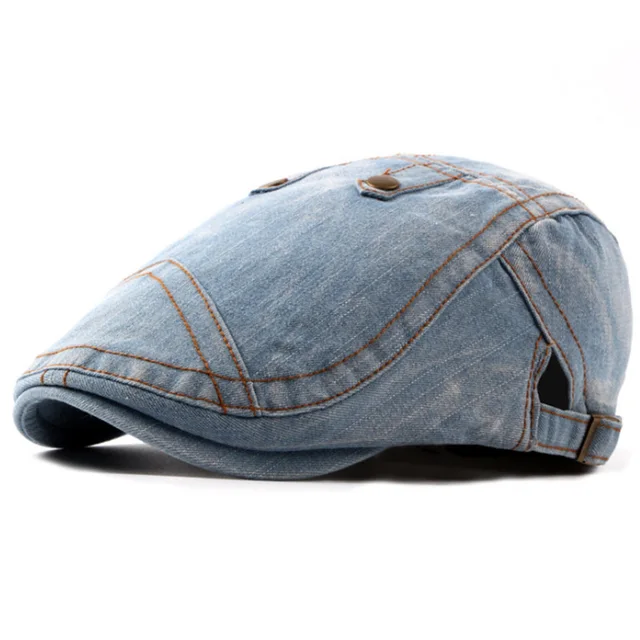 denim visor hats
