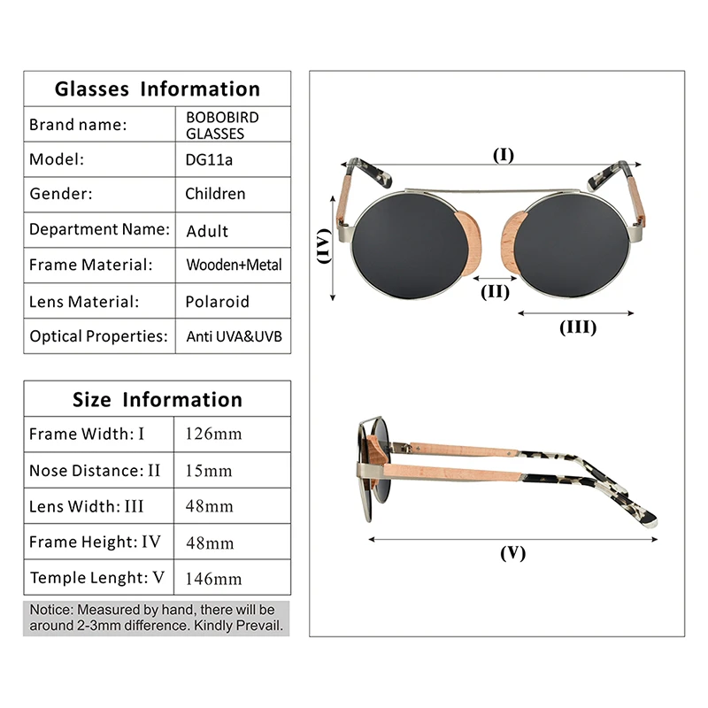 BOBO птица Дерево Солнцезащитные очки для детей глаз износ Нержавеющая сталь рамка с бамбуковыми Подарочная коробка OEM