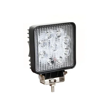 

15019[SALE] 4Inch 27W High Power 12V 24V LED Work Light Round LED Offroad Light Lamp Worklight for Off road Motorcycle Car Truck