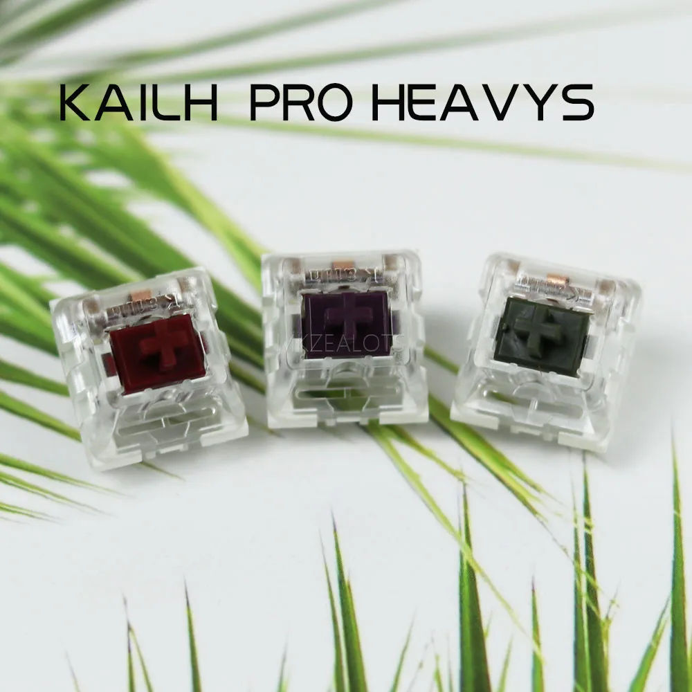 Kailh Pro Heavys переключатель механическая клавиатура ягода Слива шалфей 70g 3pin SMD