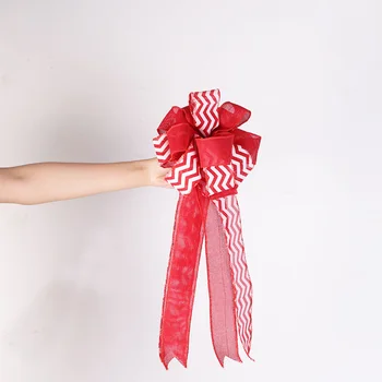 

Large DIY Craft Bows Christmas Tree Decorations Wedding Car Bowknot Handmade Craft Bows Christmas Bows Present Bow