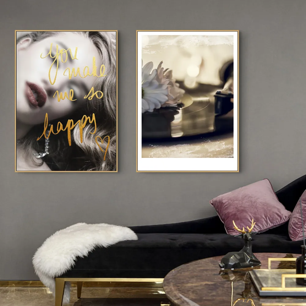 Vintage Flower Wall Art Paintings For Living Room Wall Posters and Prints Landscape Home Decoration Wall Prints Decor Unframed