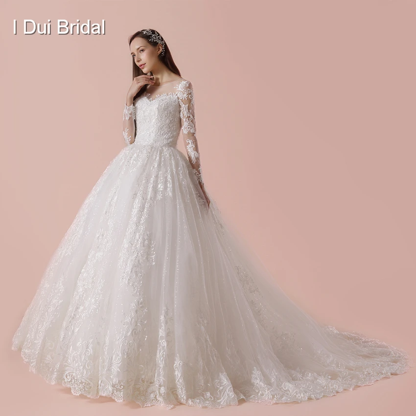 gown full sleeves design
