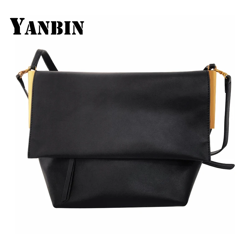 

YANBIN 2019 New fashion women's handbags female soft leather Shoulder bag Concise leisure sling bags Genuine leather woman bags