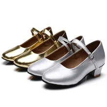 Горячий танцевальная обувь для девочек на высоком каблуке 3 см танго Обувь/Джаз обувь/Salsa обувь Детская обувь справки китай Размер