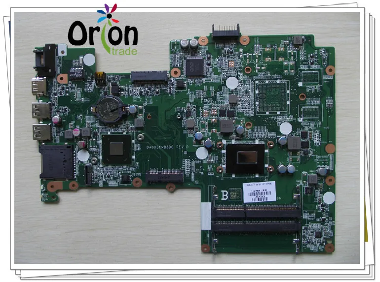 

701691-501 DA0U36MB6D0 For Hp Pavilion Sleekbook 15 motherboard with cpu 100% Tested OK
